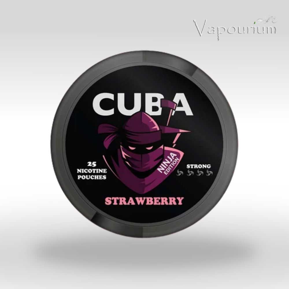 Cuba Ninja Nicotine Pouches - Strawberry - 16.5mg/Pouch 1 Cuba Ninja Nicotine Pouches - Strawberry - 16.5mg/Pouch