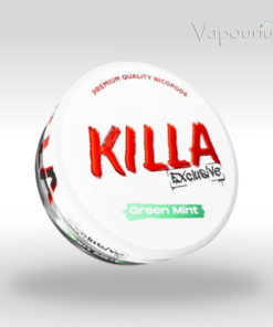 Killa Exclusive Nicotine Pouches - Green Mint - 13.2mg/Pouch