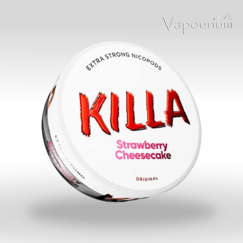 Killa Nicotine Pouches - Strawberry Cheesecake - 13.2mg/Pouch 1 Killa Nicotine Pouches - Strawberry Cheesecake - 13.2mg/Pouch